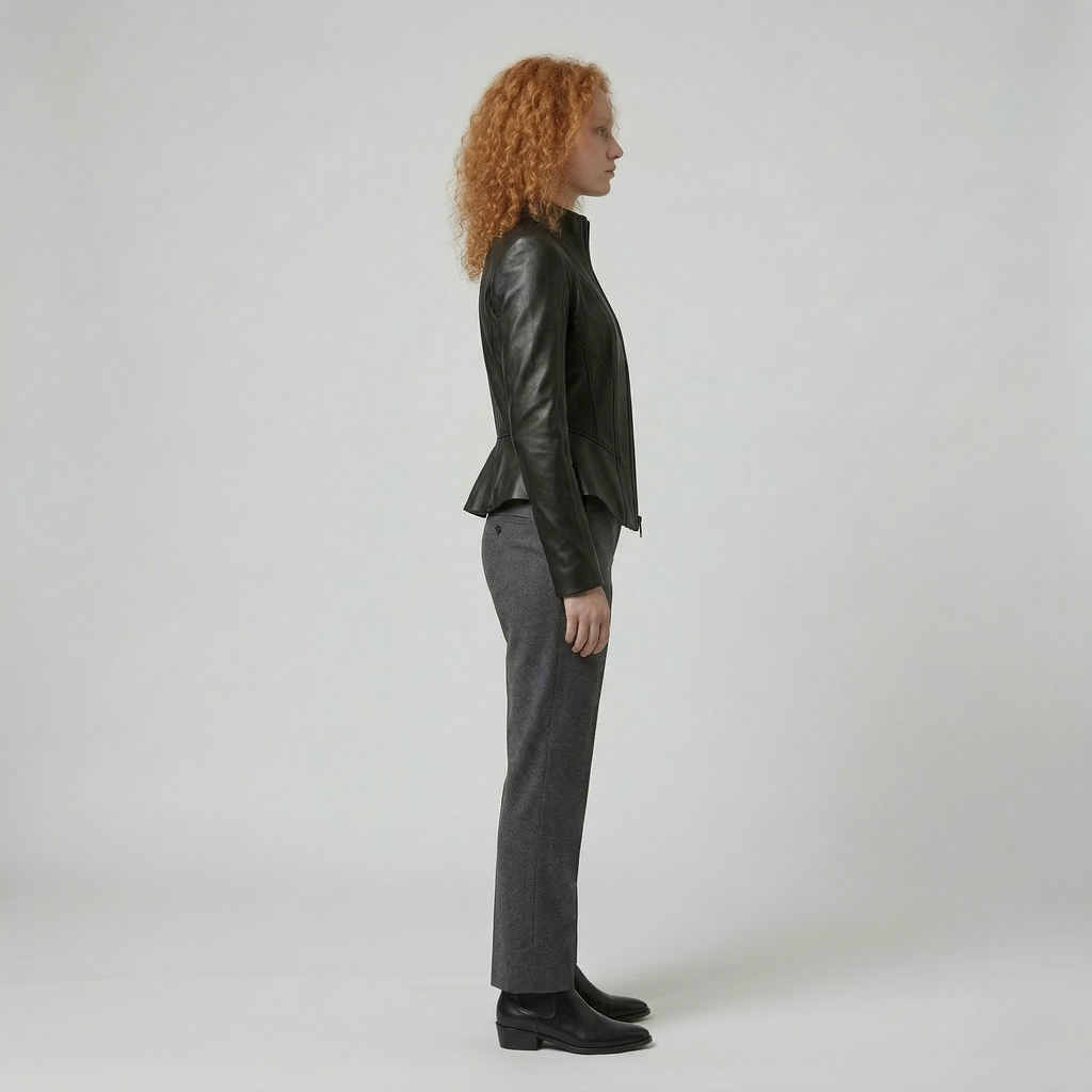 Women's Contour Faux-Leather Jacket