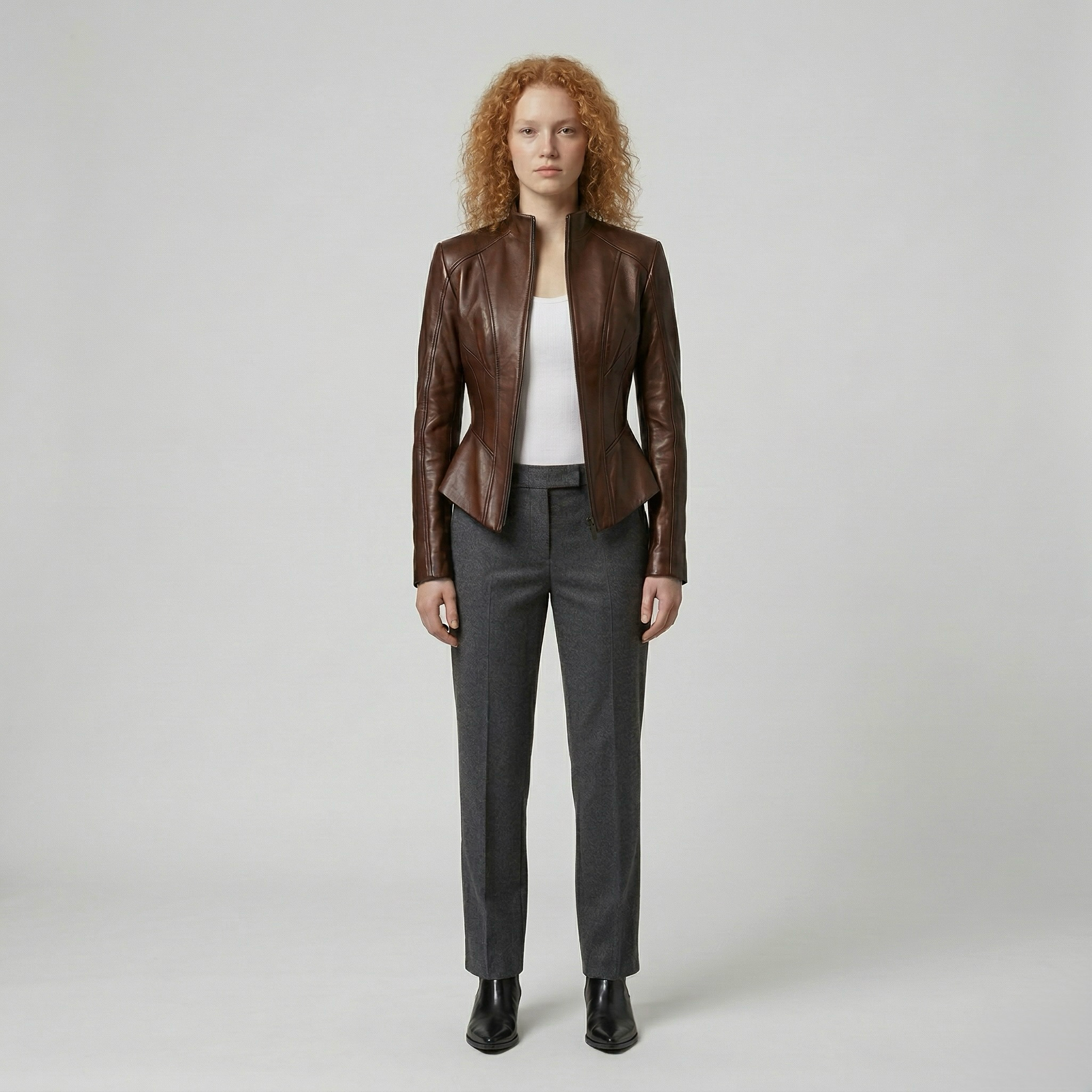 Women's Contour Faux-Leather Jacket