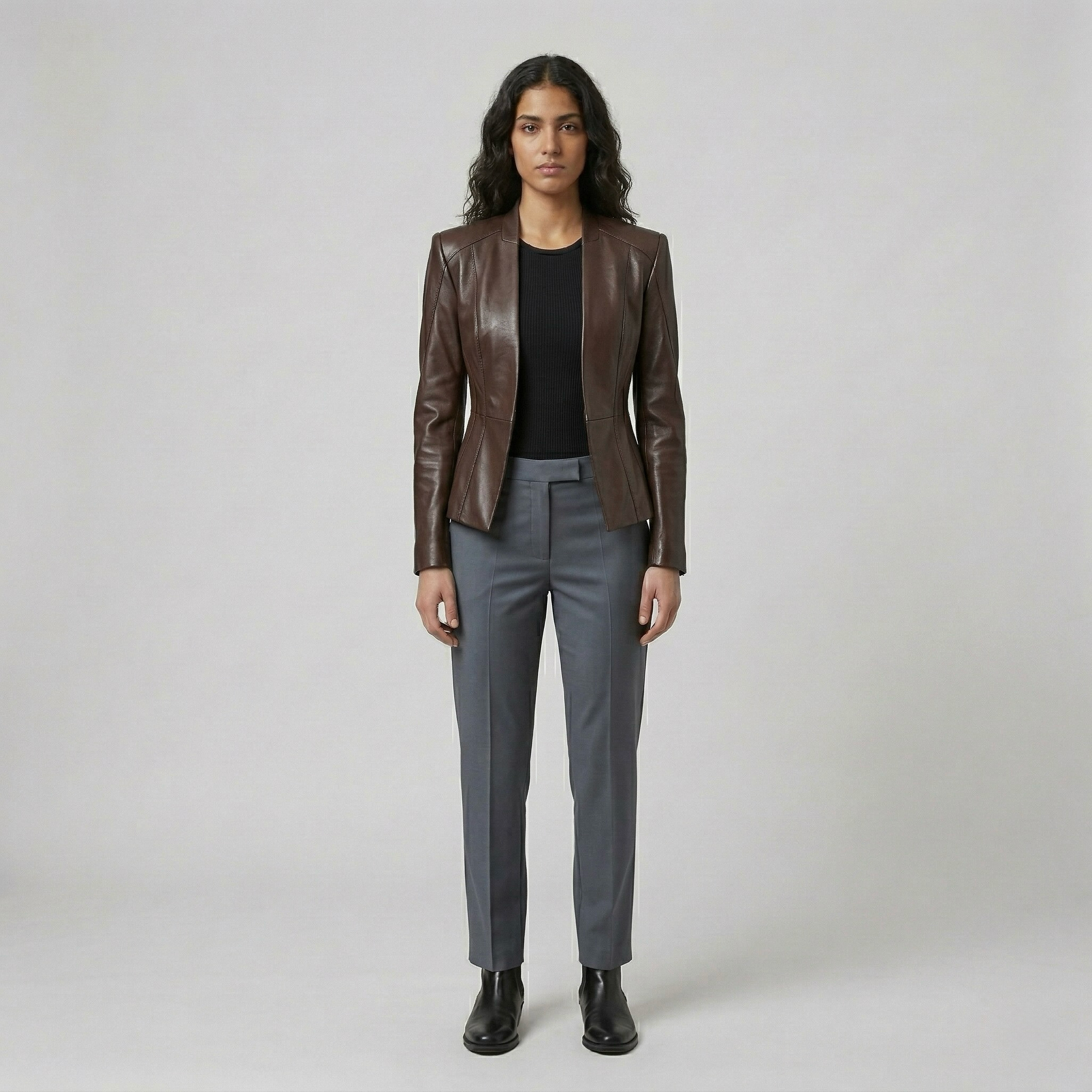 Women's Metallic Contour Blazer