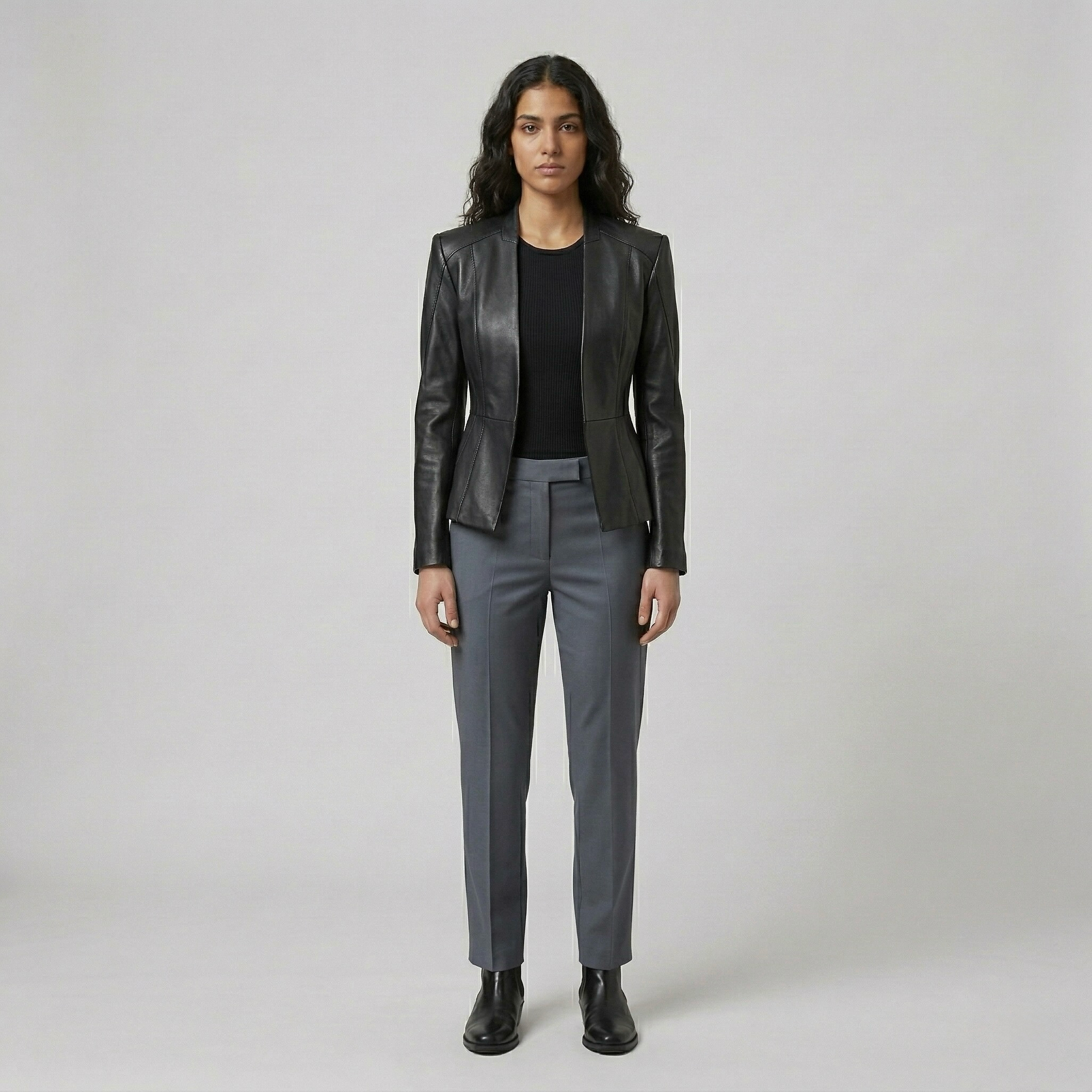 Women's Metallic Contour Blazer