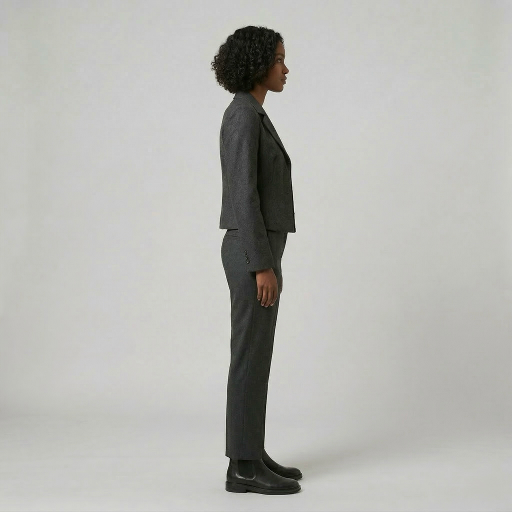 Women's Cropped Tailored Blazer