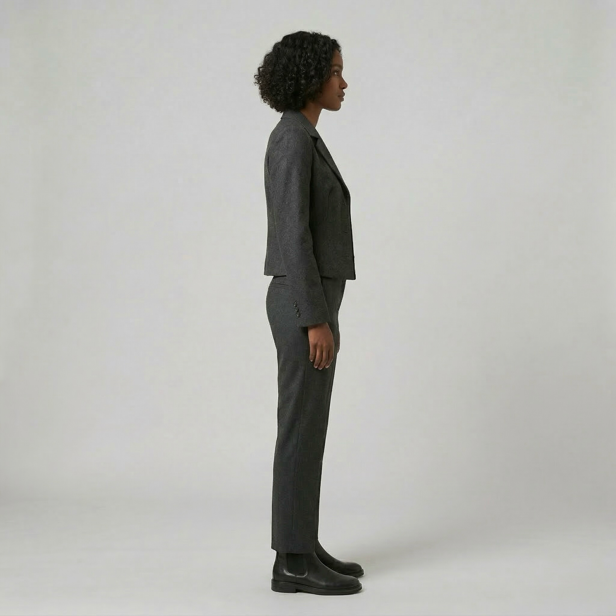 Women's Cropped Tailored Blazer