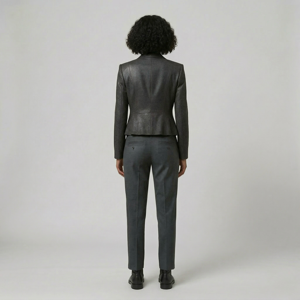 Women's Cropped Tailored Blazer
