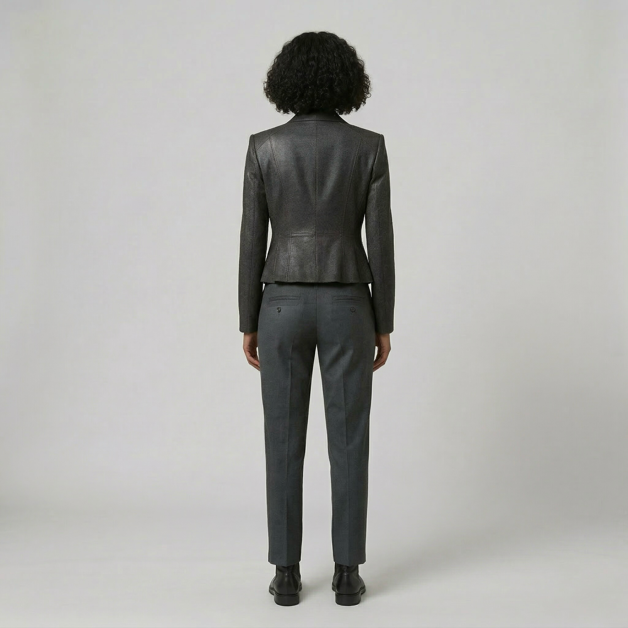 Women's Cropped Tailored Blazer