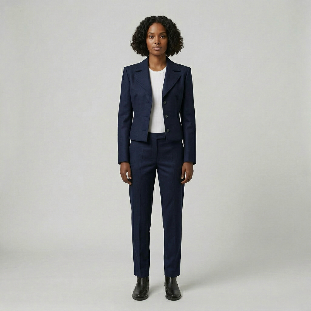 Women's Cropped Tailored Blazer