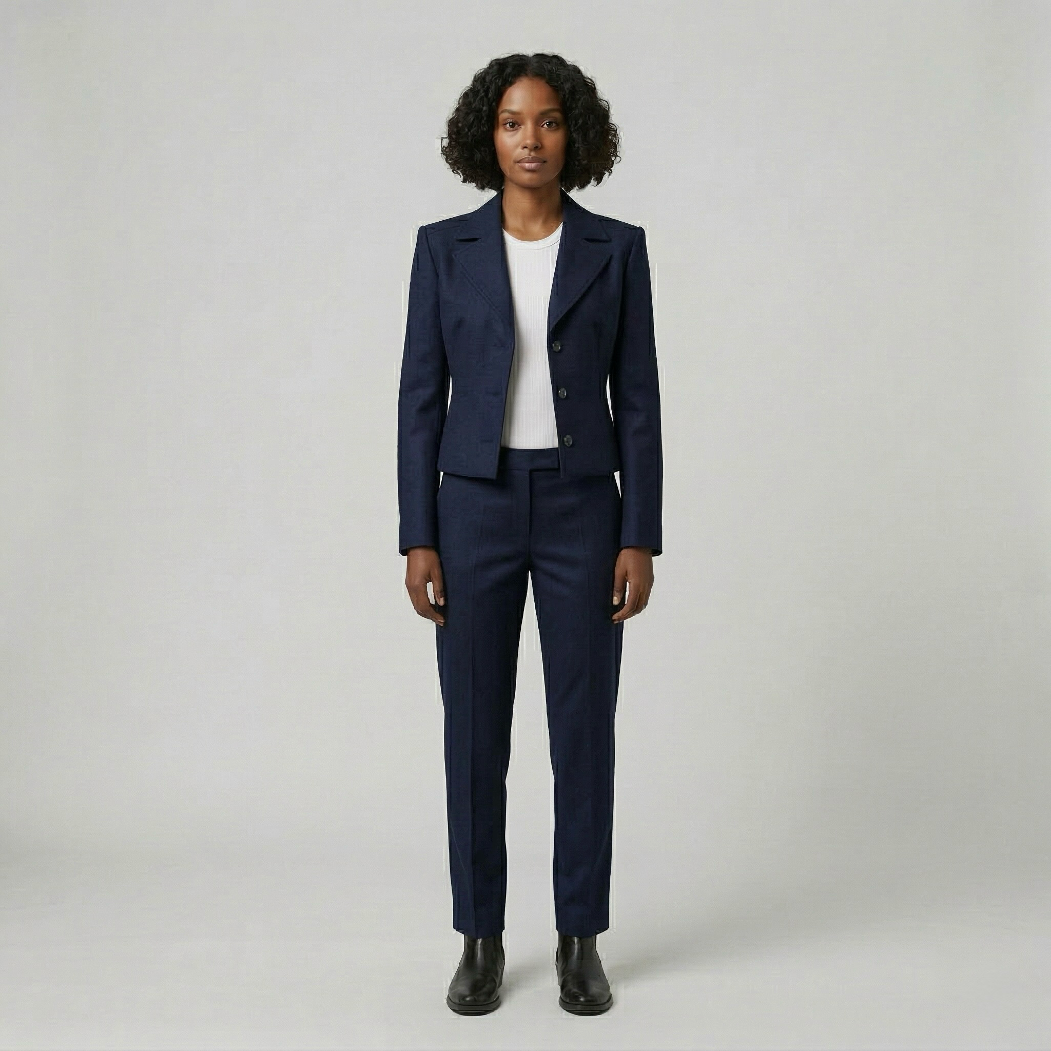 Women's Cropped Tailored Blazer