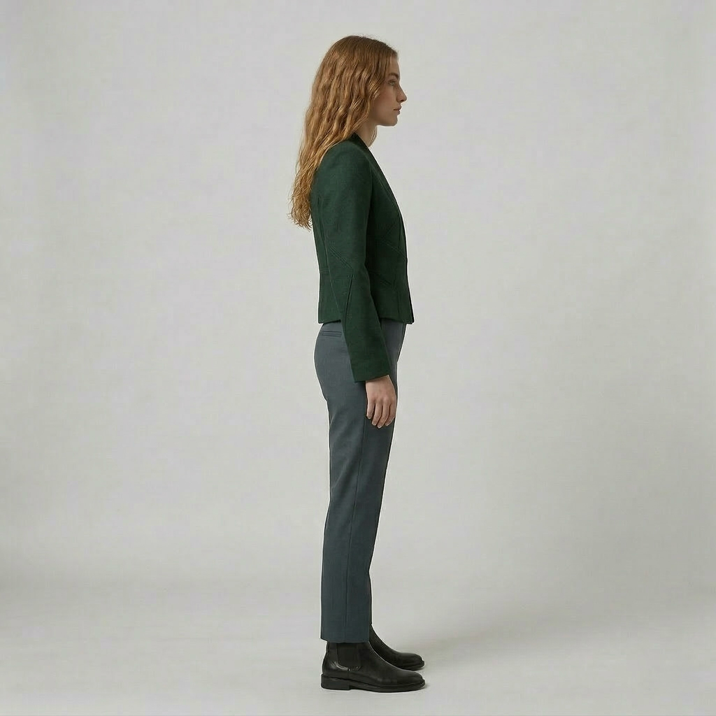 Women's Sculpted-Waist Tailored Blazer