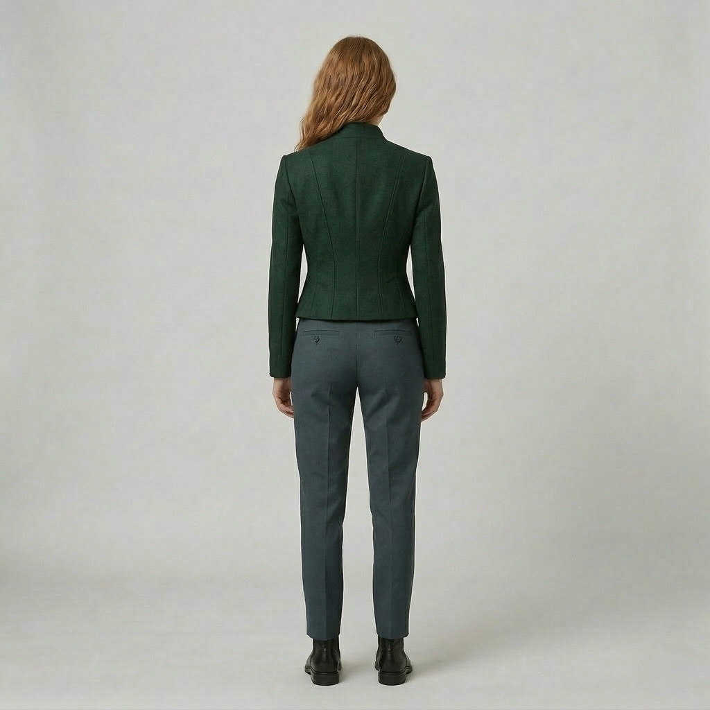 Women's Sculpted-Waist Tailored Blazer