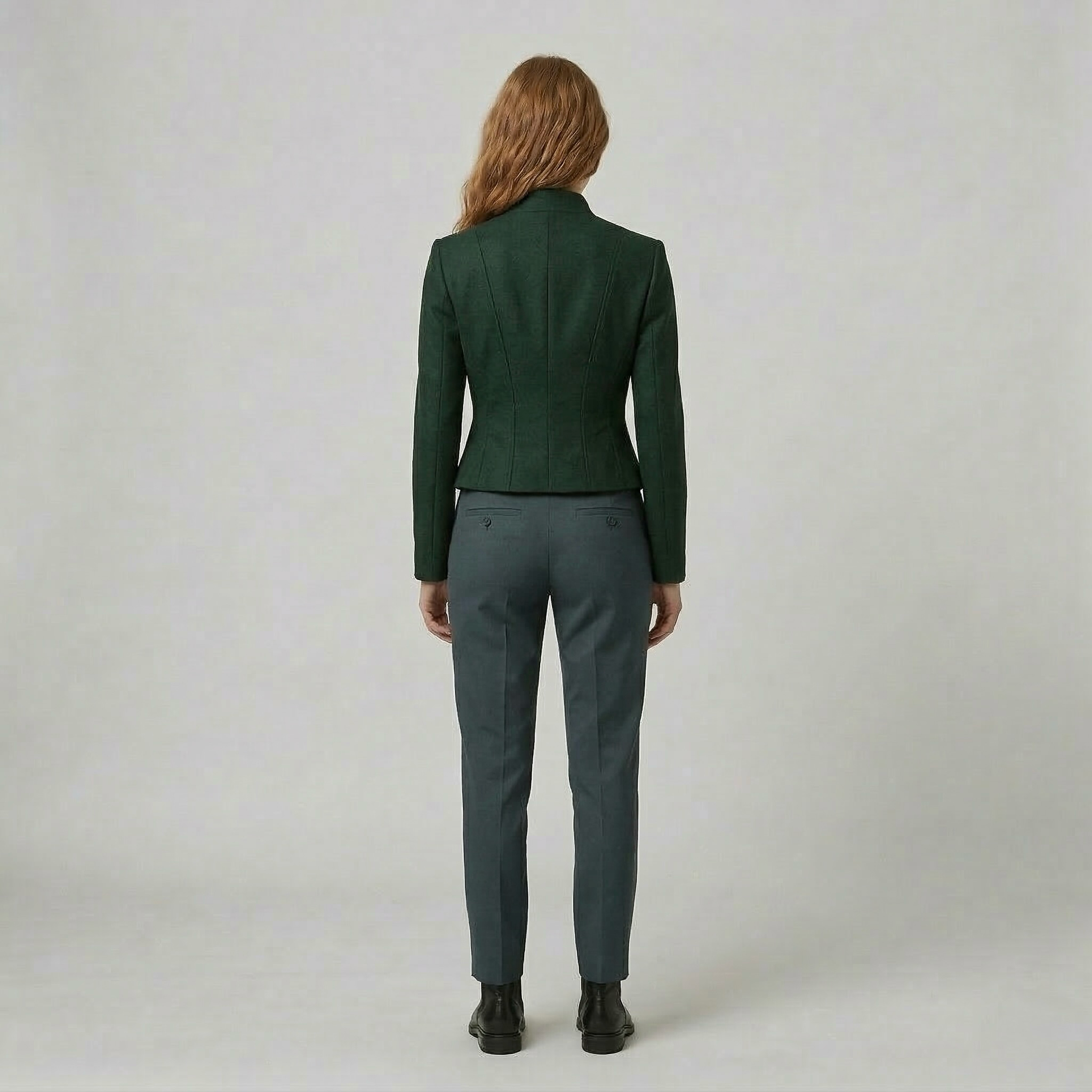 Women's Sculpted-Waist Tailored Blazer