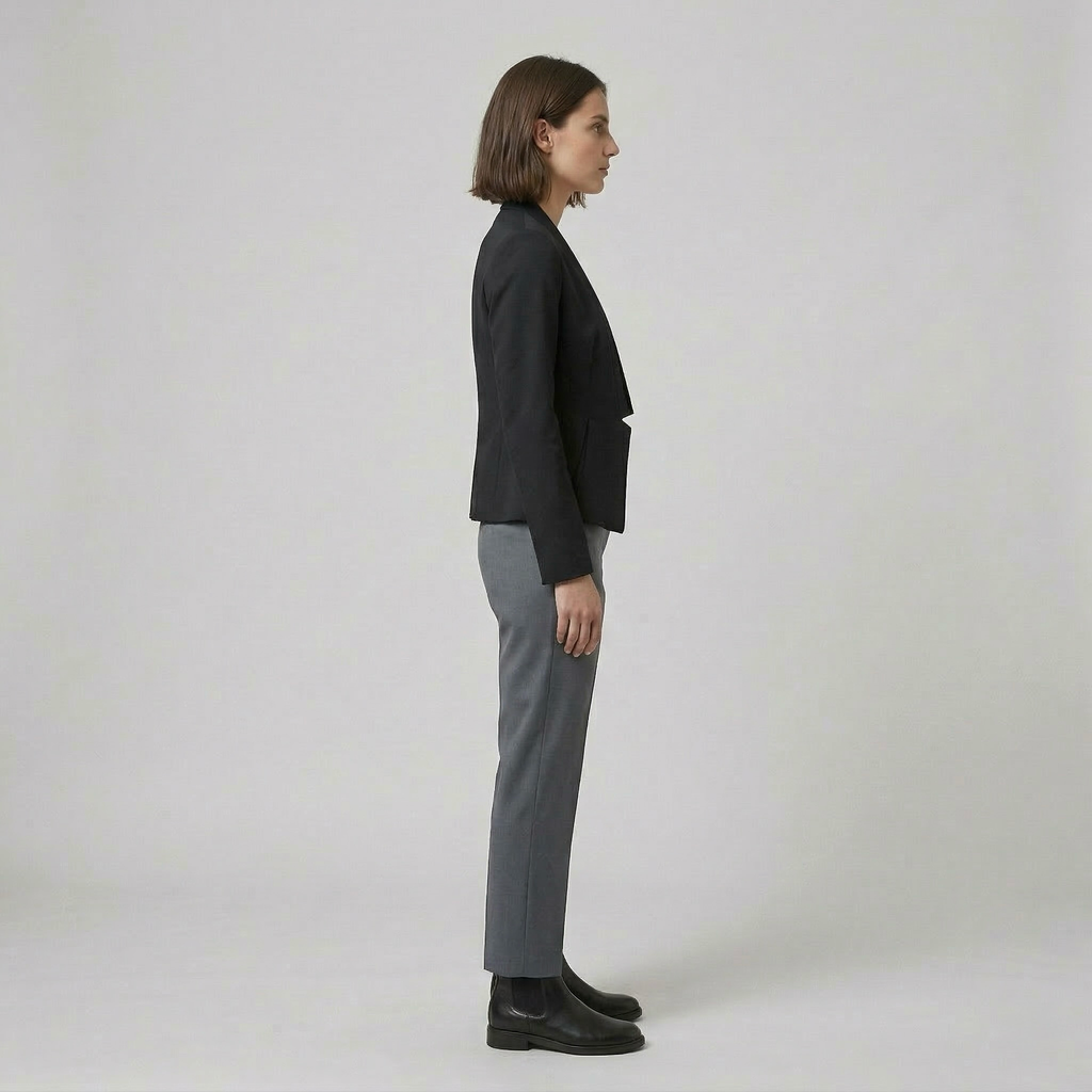 Women's Open-Front Cropped Blazer