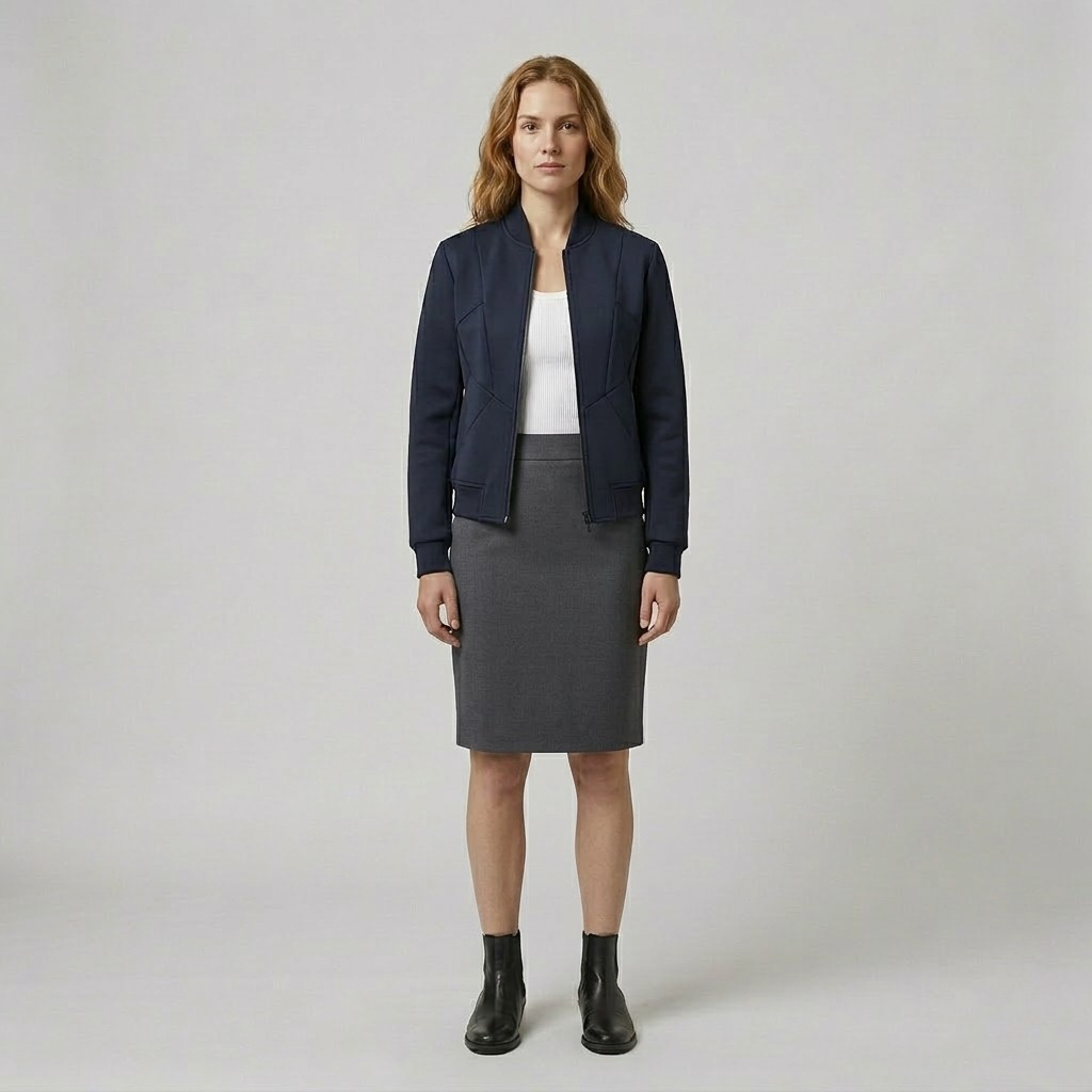 Women's Structured Zip-Up Jacket