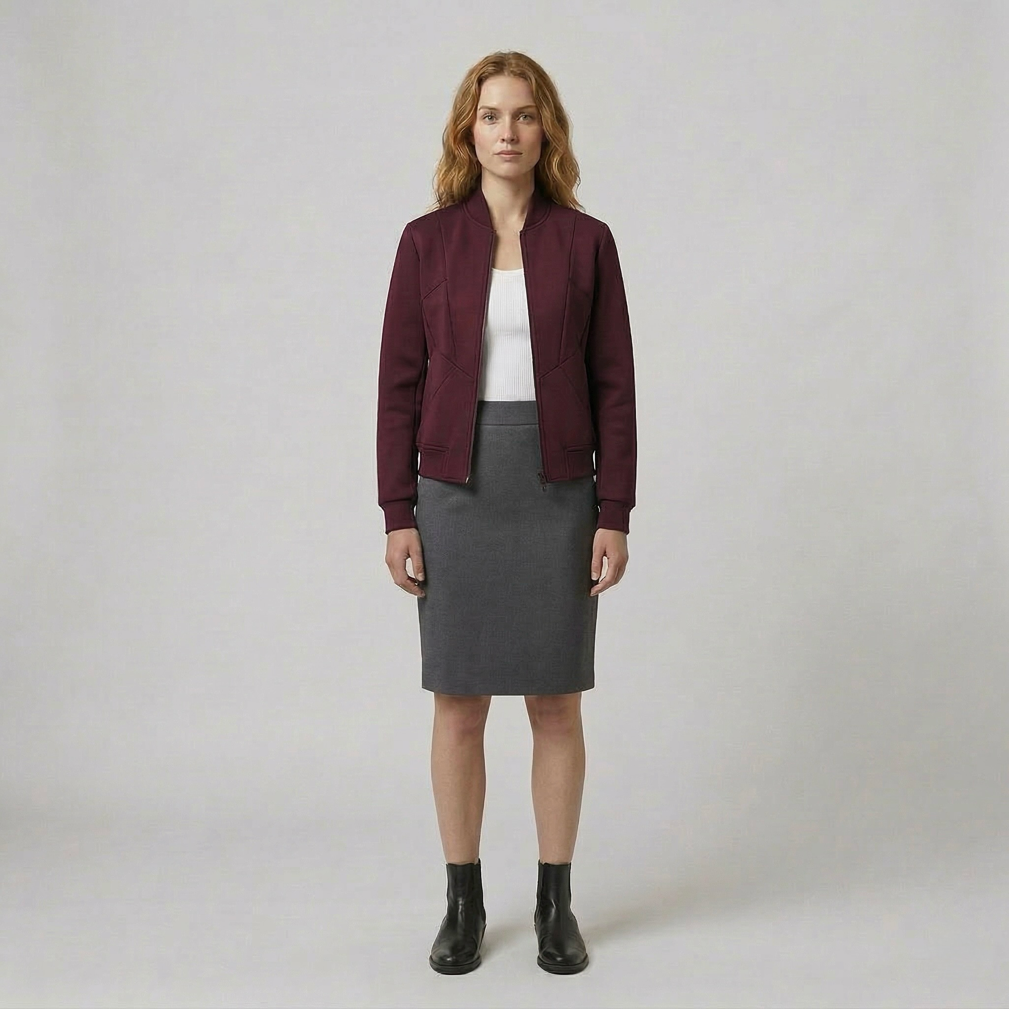 Women's Structured Zip-Up Jacket