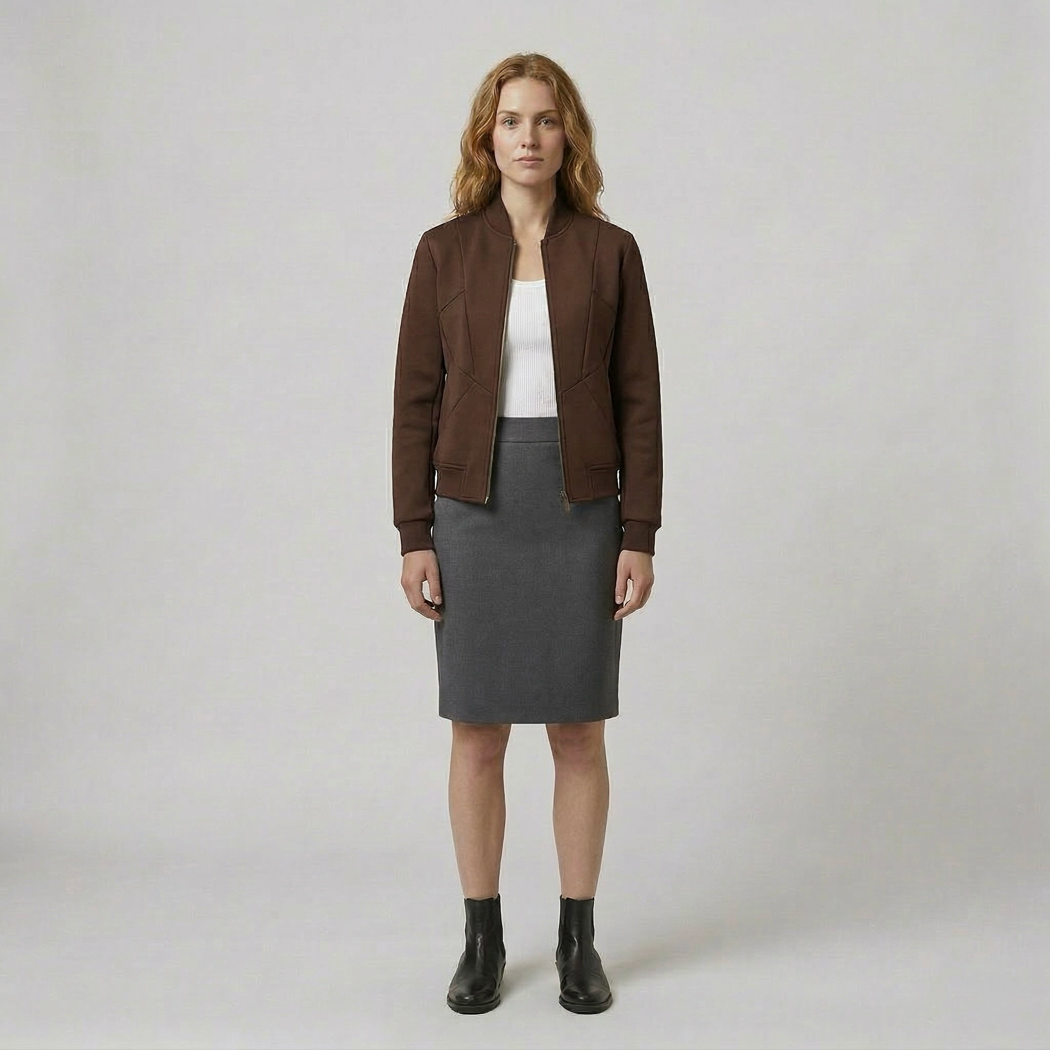 Women's Structured Zip-Up Jacket