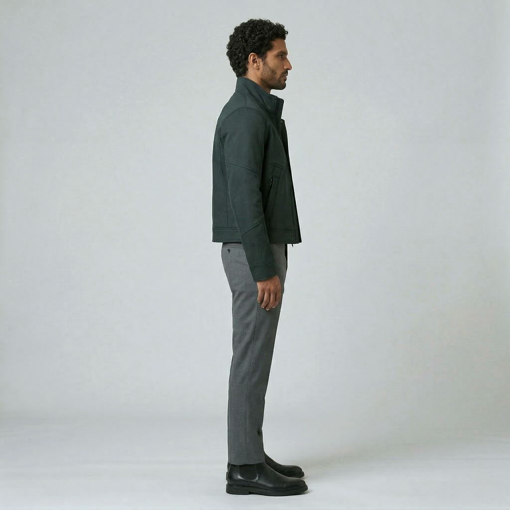 Men's Structured Zip Jacket