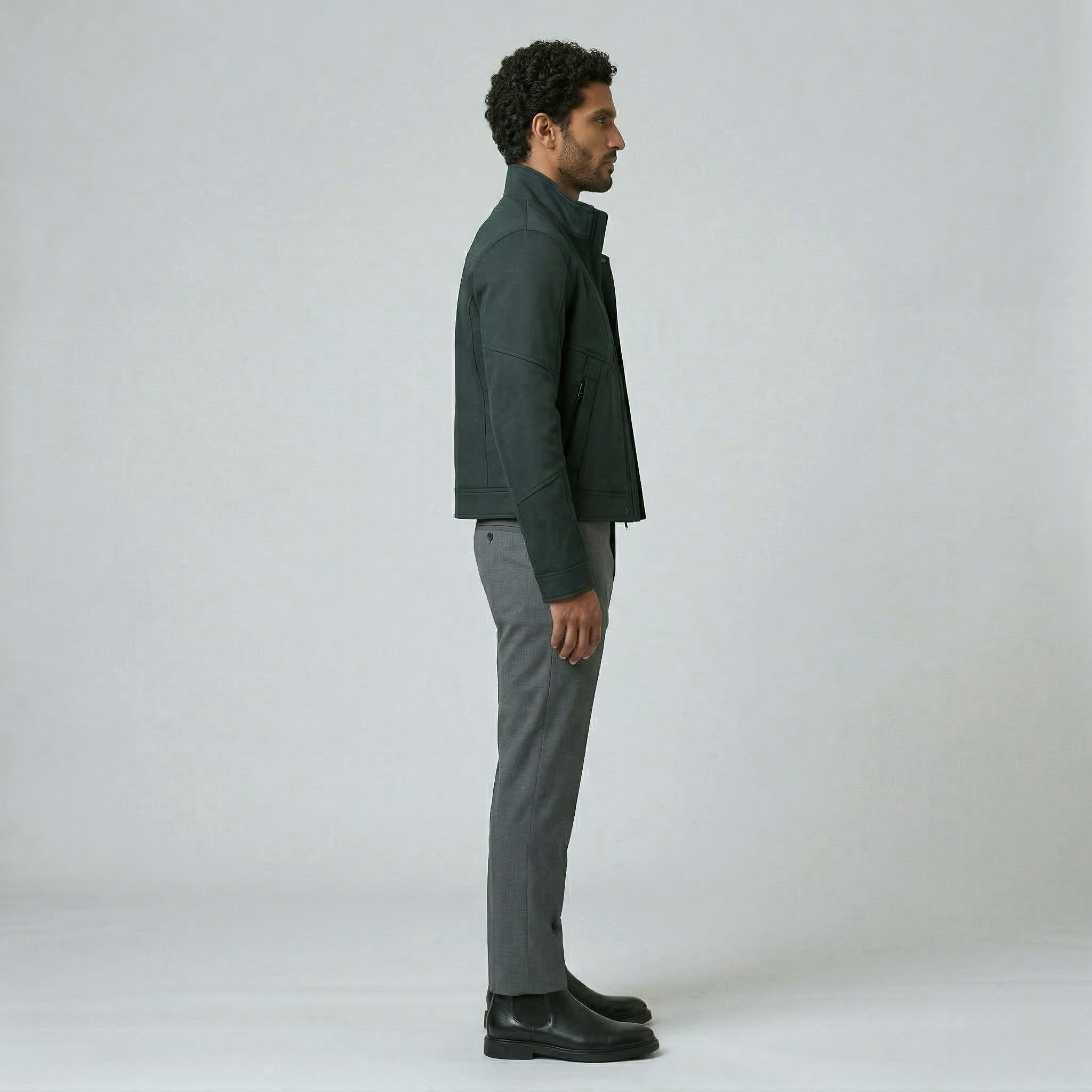 Men's Structured Zip Jacket