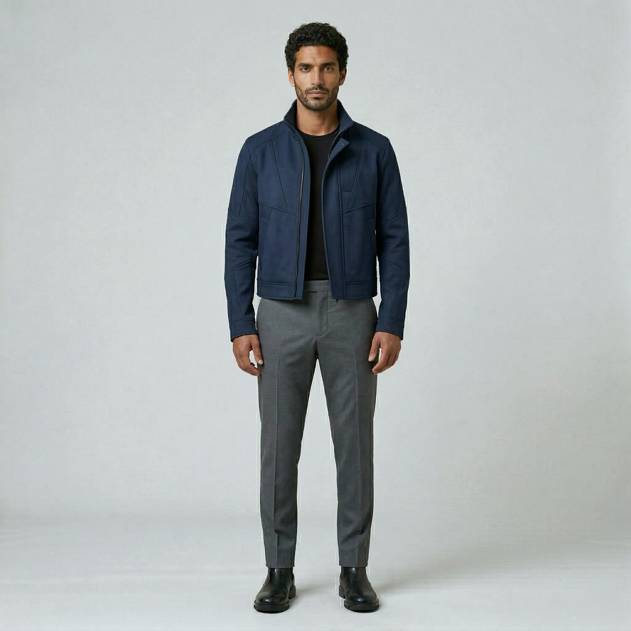 Men's Structured Zip Jacket