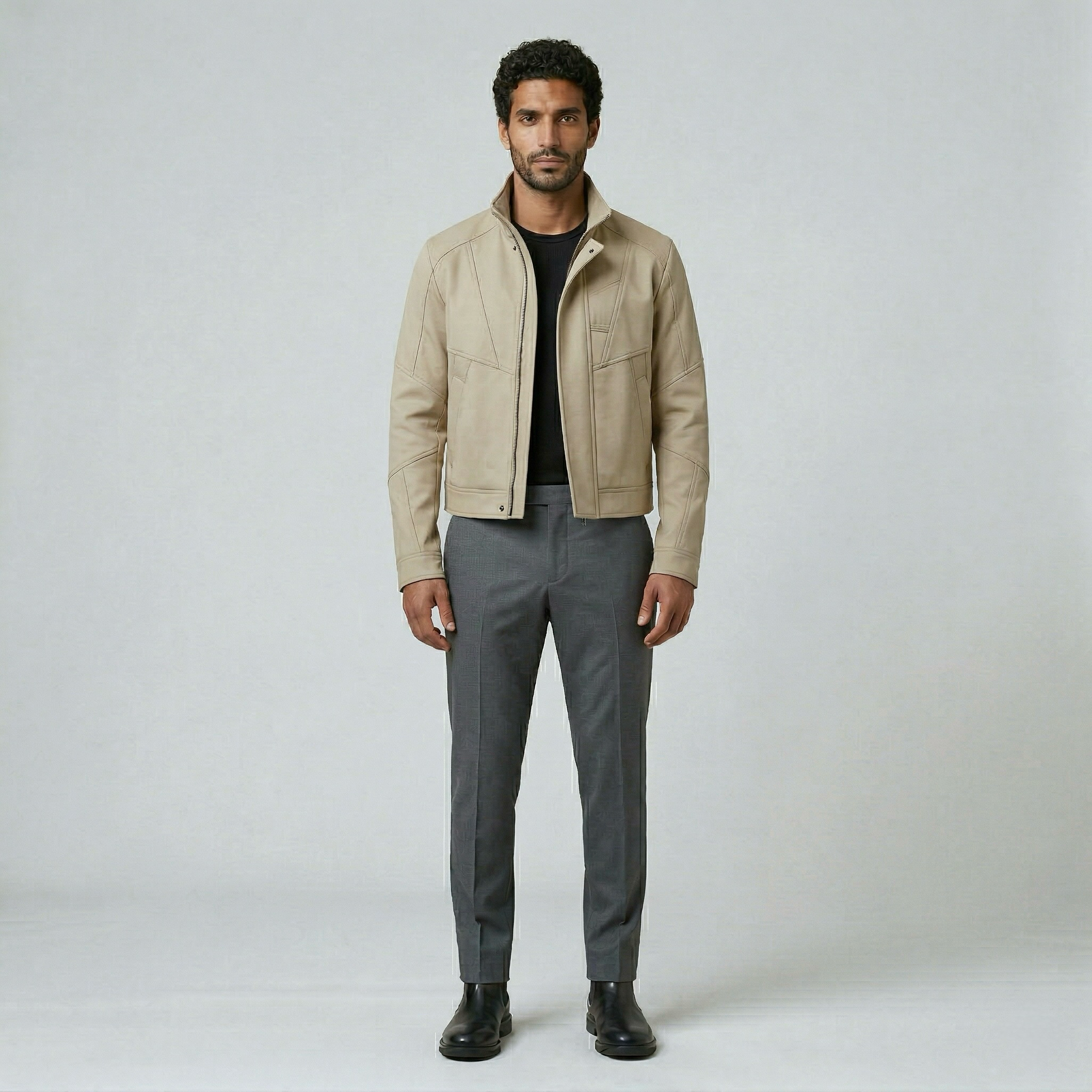 Men's Structured Zip Jacket