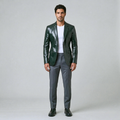 Men's High-Shine Tailored Blazer