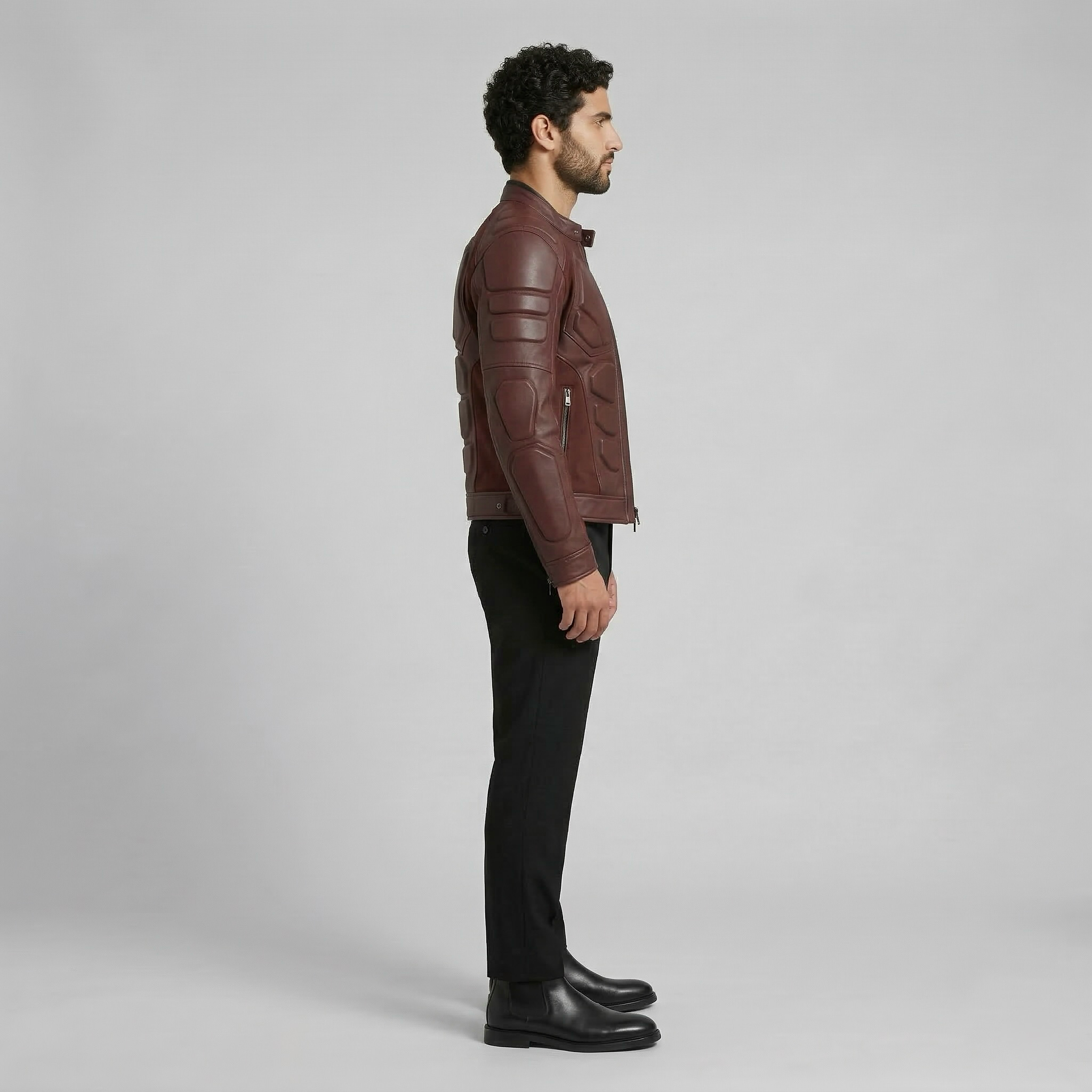 Men's Structured Moto Jacket