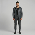 Men's Zip-Front Structured Jacket
