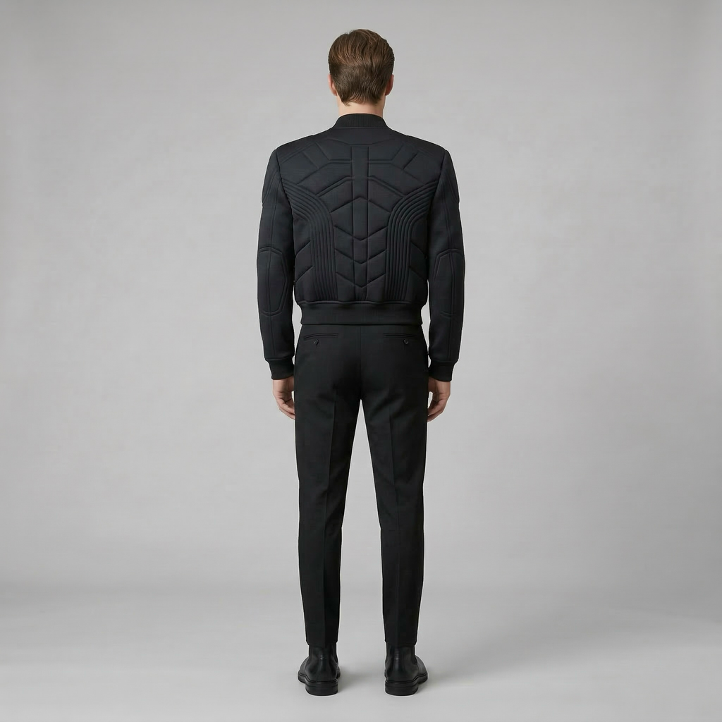 Men's Contour Panel Bomber Jacket