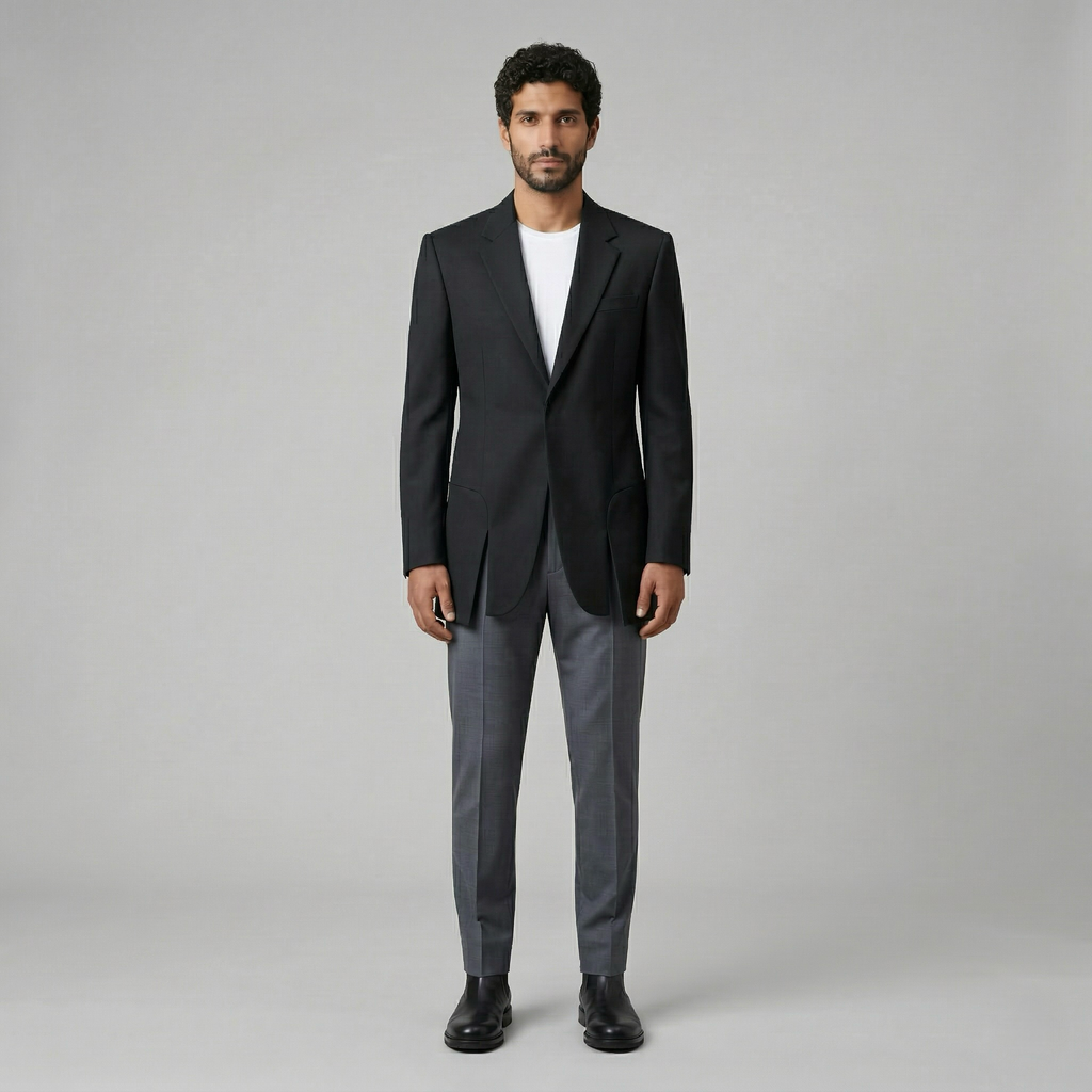 Men's Longline Tailored Blazer