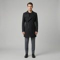 Men's Asymmetric Long Coat