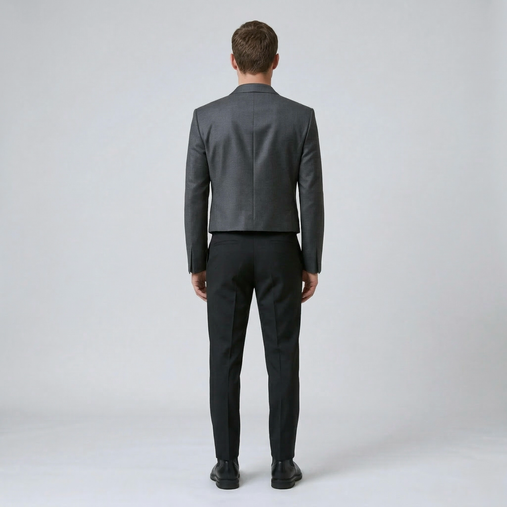 Men's Cropped Tailored Blazer