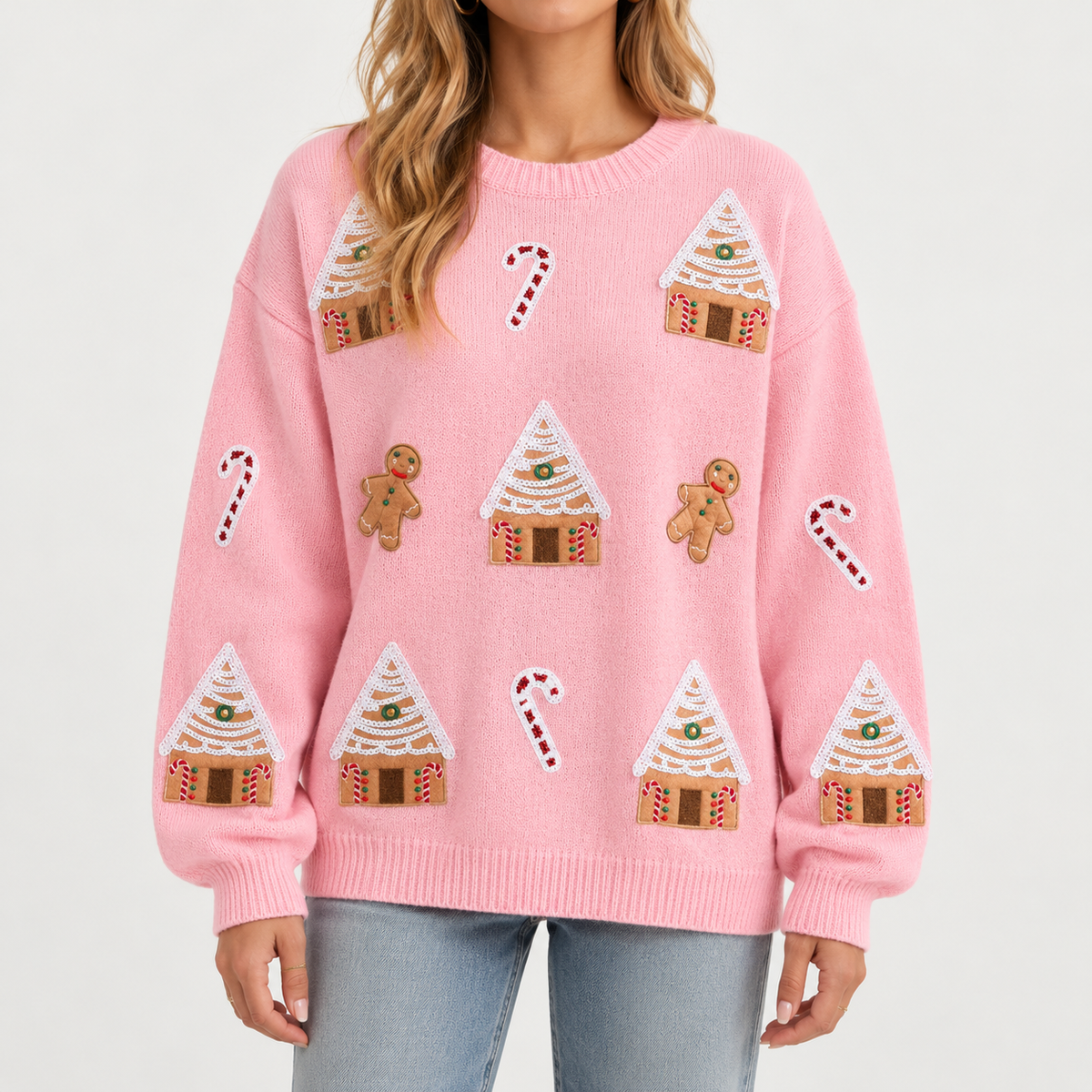 Ella – Gingerbread Christmas Sweater