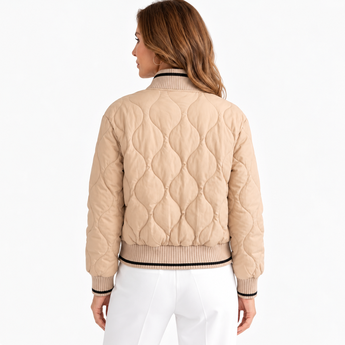Lois  - Quilted Casual Women's Bomber Jacket