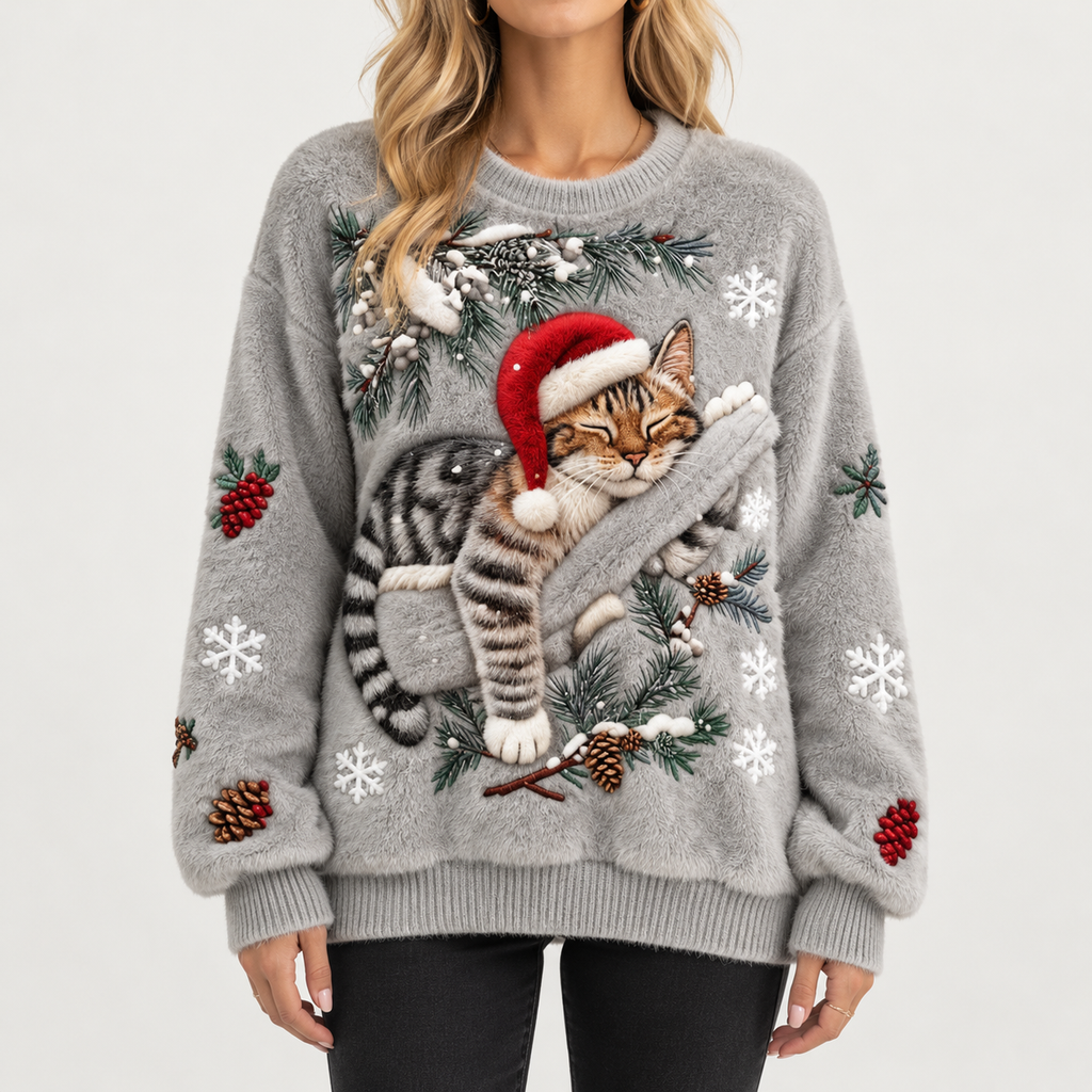Dolly – Festive Cat Christmas Jumper