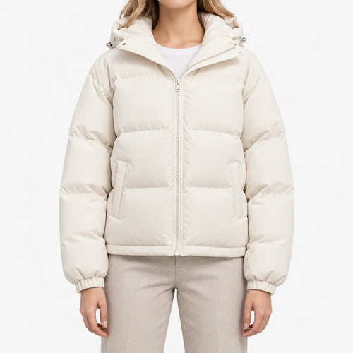 Alma  - Quilted Zip-Up Puffer Jacket