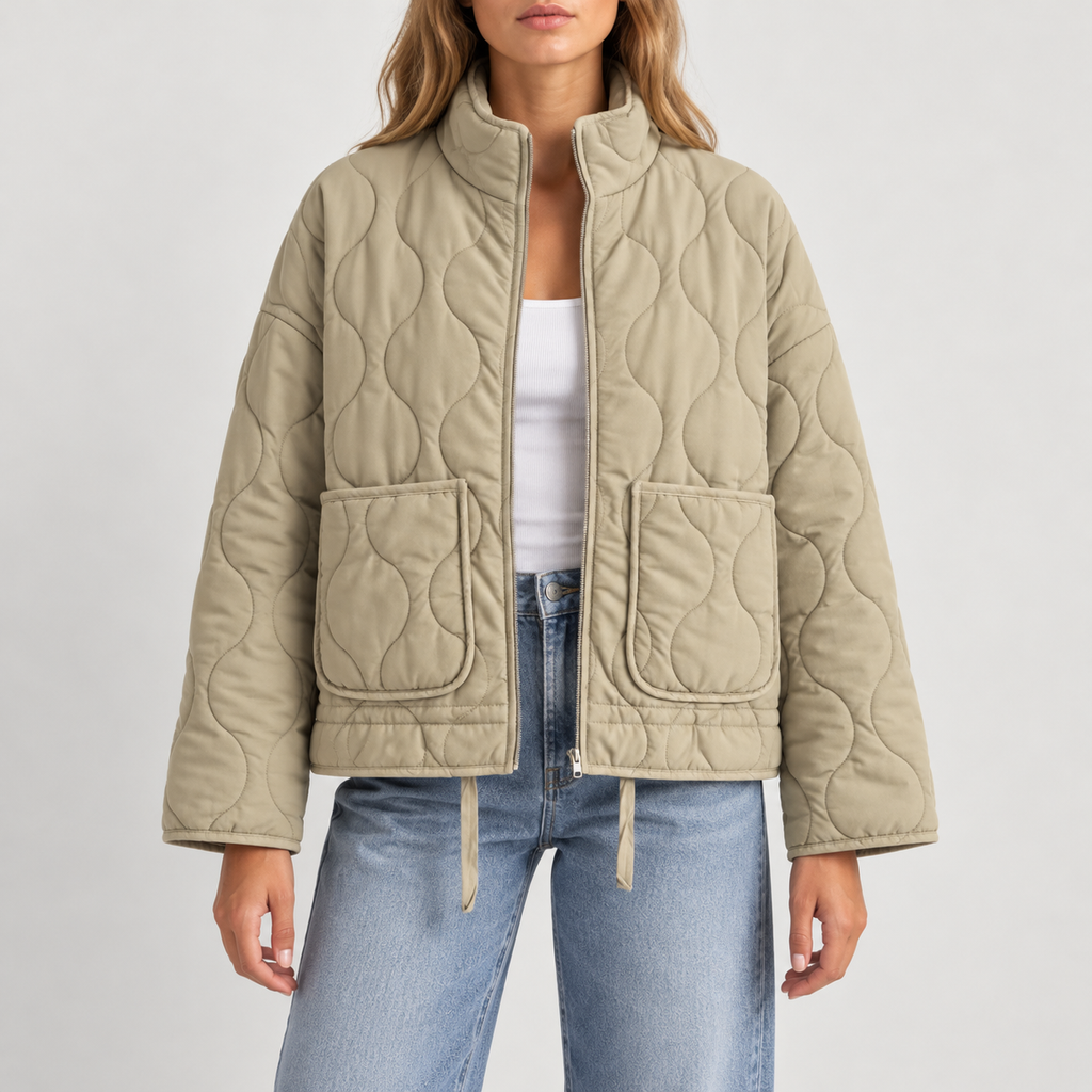 Aveline – Wave Quilted Jacket