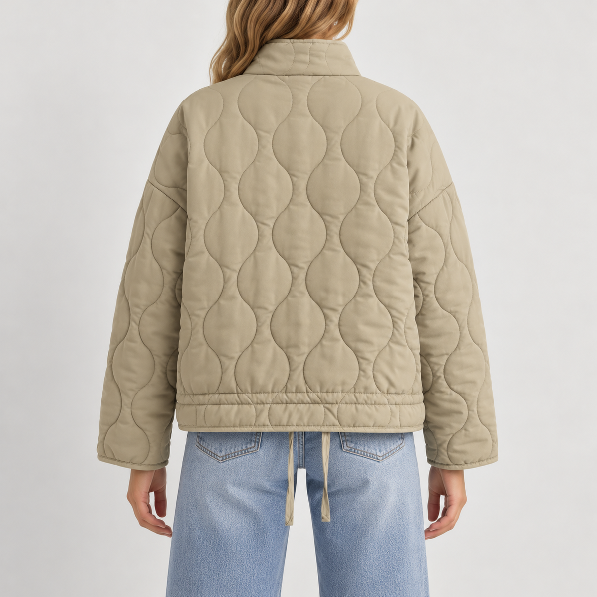 Aveline – Wave Quilted Jacket