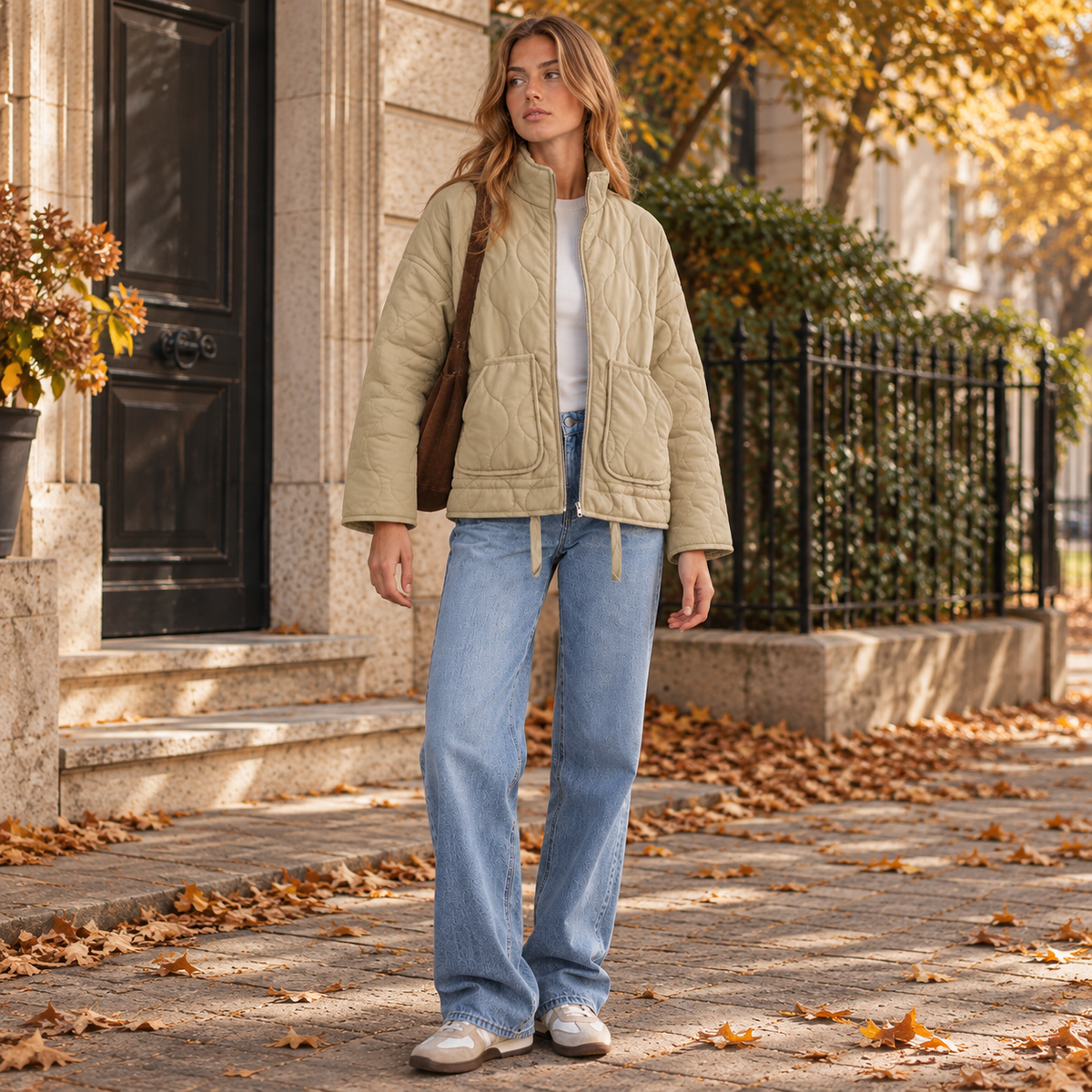 Aveline – Wave Quilted Jacket