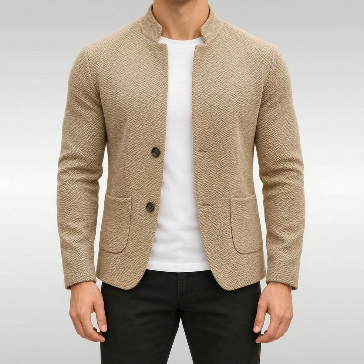Carl  - Casual Knit Blazer