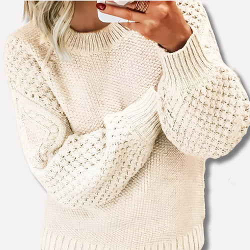 CozyLine | Women's Knit Sweater with Warm Fabric | Relaxed Fit for Everyday Comfort 0