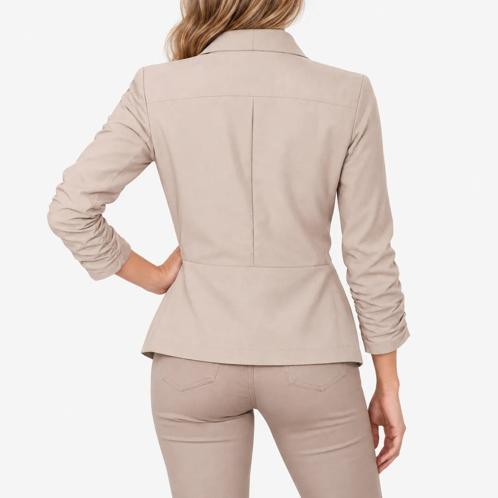 Drapia - Open-Front Draped Blazer Dianna
