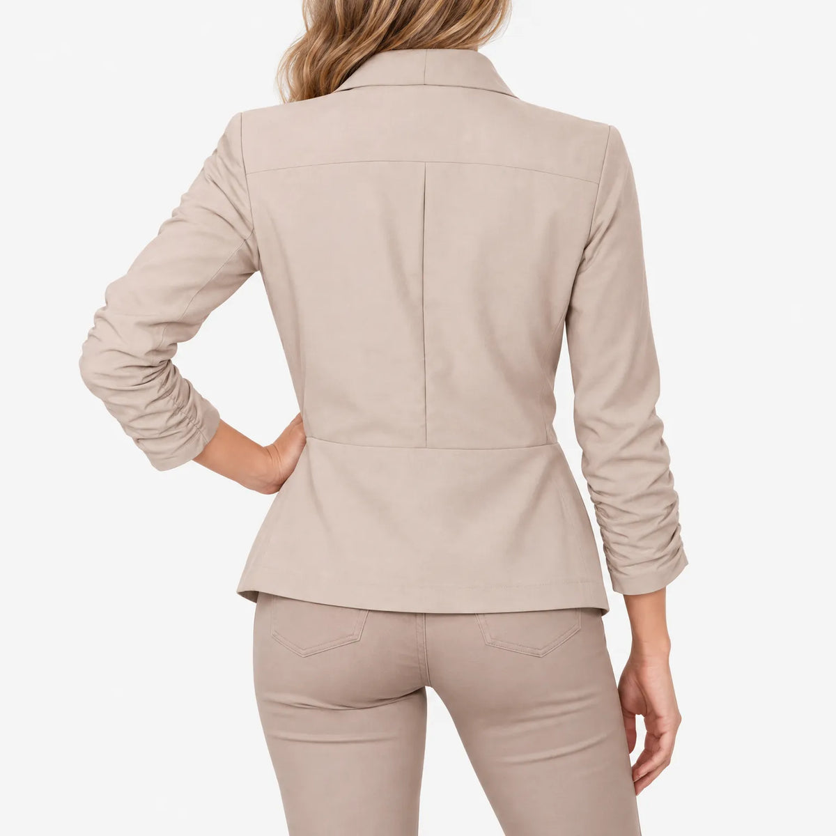 Drapia - Open-Front Draped Blazer Dianna