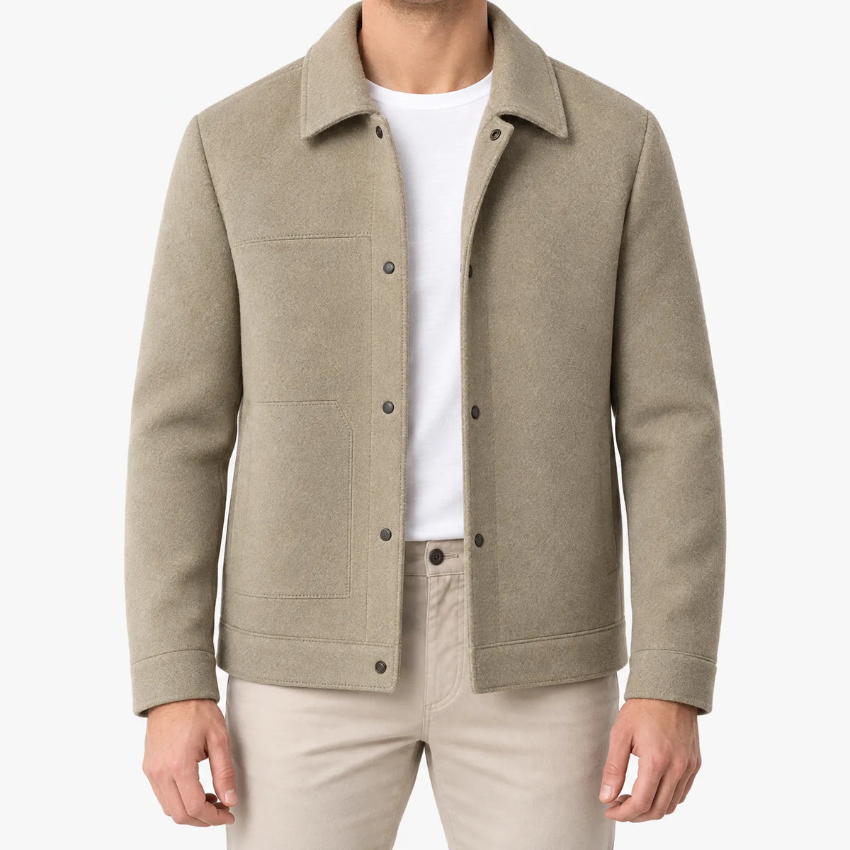 Drew  - Classic Turn-Down Collar Jacket