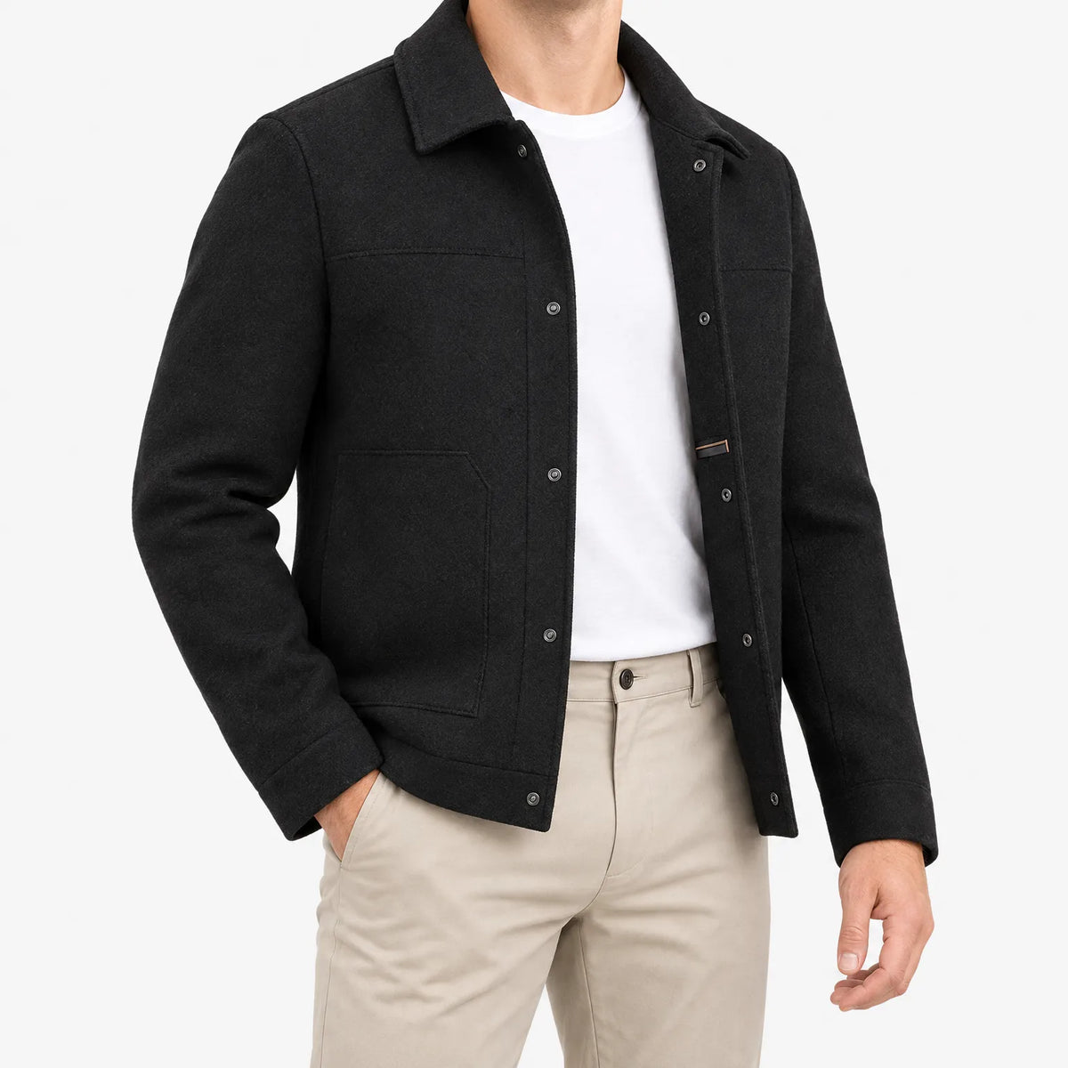 Drew  - Classic Turn-Down Collar Jacket