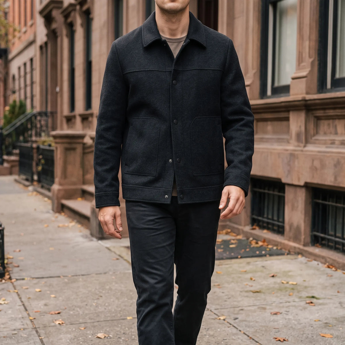 Drew  - Classic Turn-Down Collar Jacket