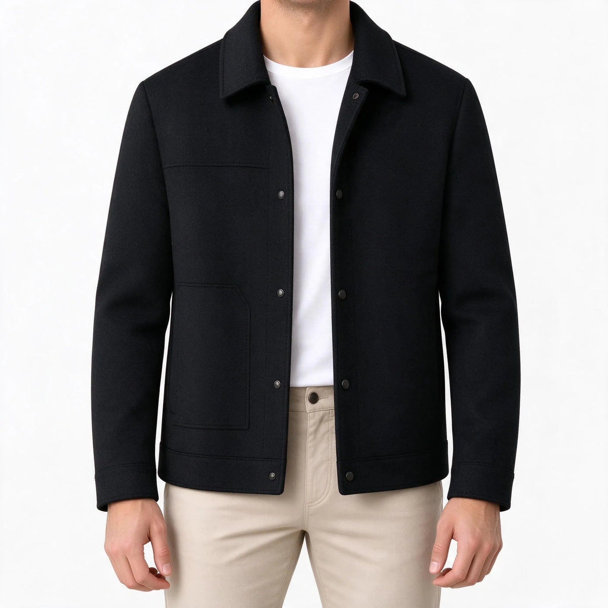 Drew  - Classic Turn-Down Collar Jacket