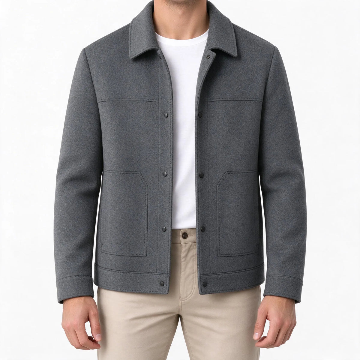 Drew  - Classic Turn-Down Collar Jacket