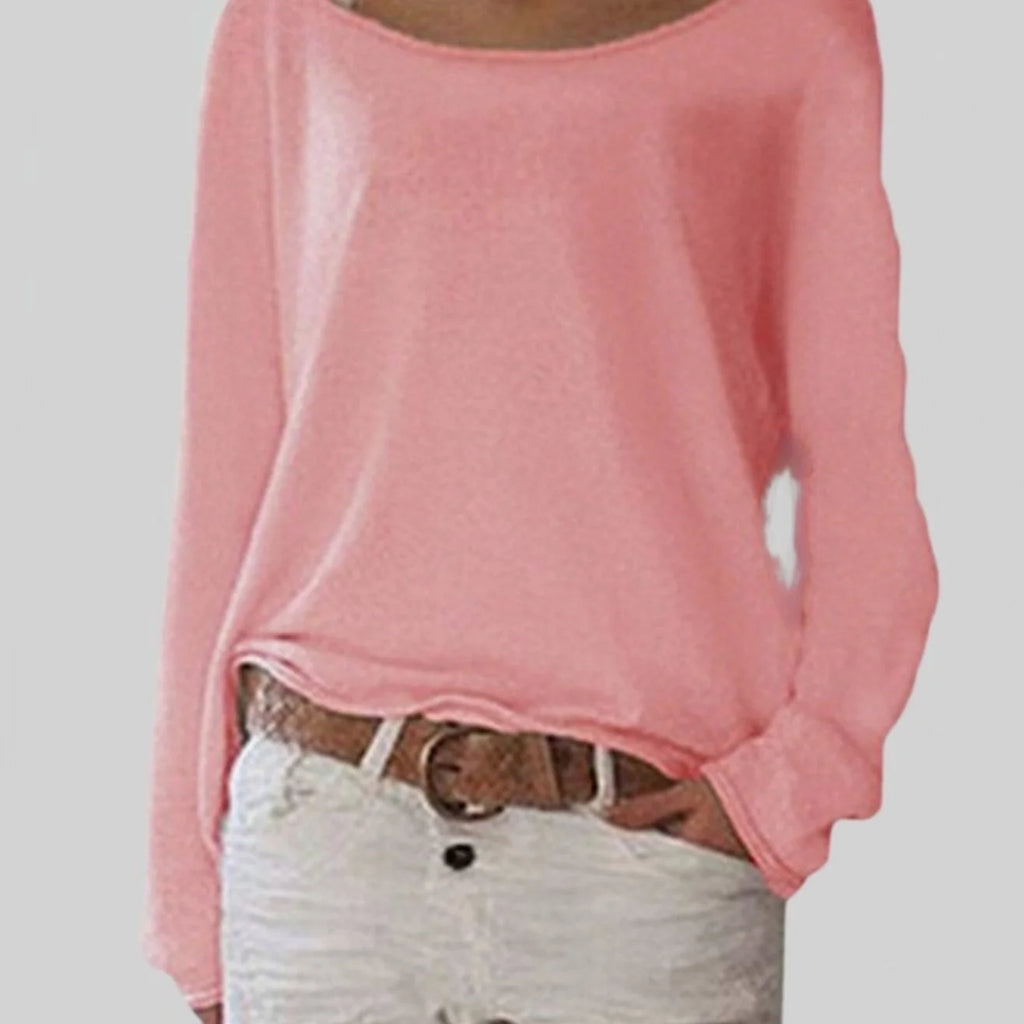 Essence Collection | Women's Lightweight Pullover Sweater with Relaxed Fit | Long Sleeve Casual Layer for Everyday Comfort 3