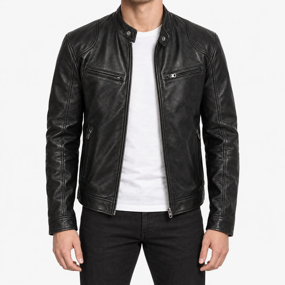 Irvin  - Mens Leather Jacket