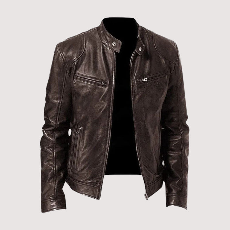 Irvin  - Mens Leather Jacket