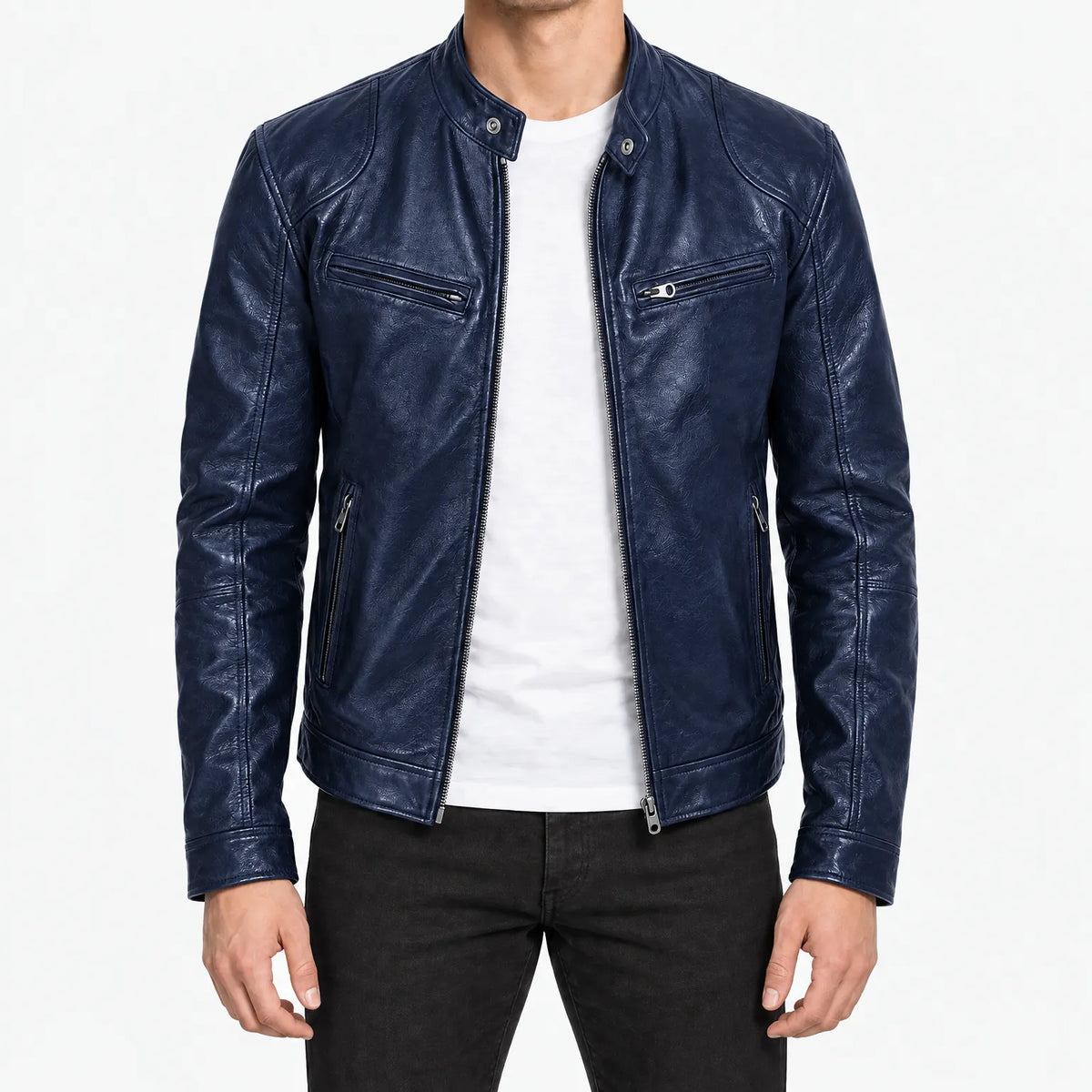 Irvin  - Mens Leather Jacket