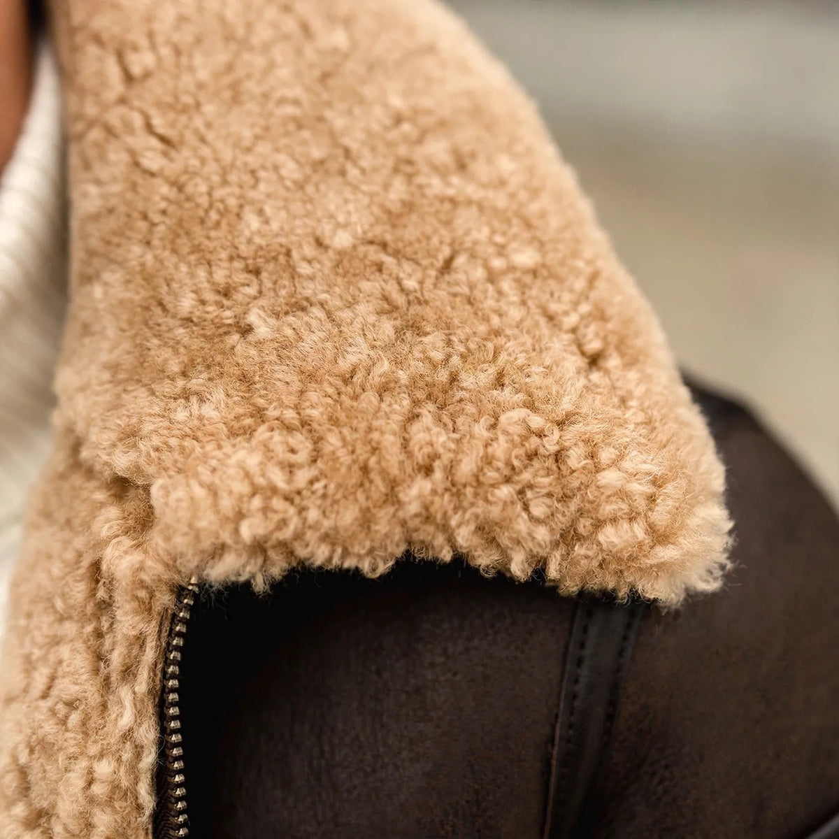 Jon  - Zip Front Aviator Flight Jacket