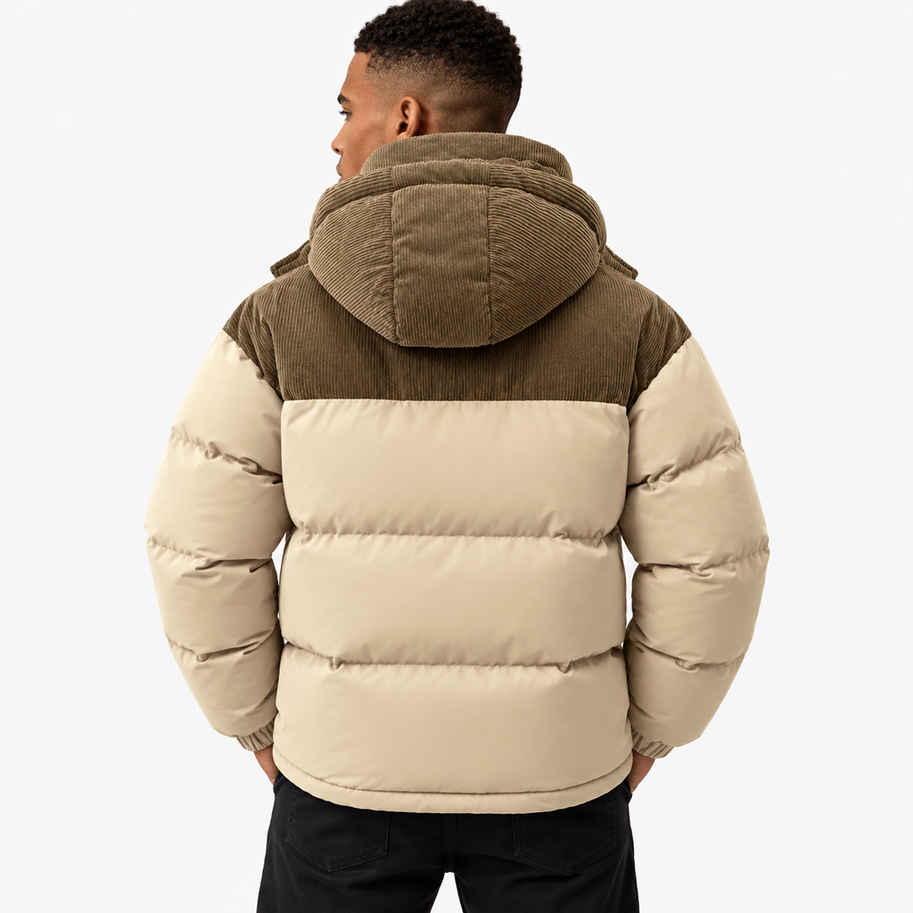 Johnathan  - Men's Color Block Puffer Jacket